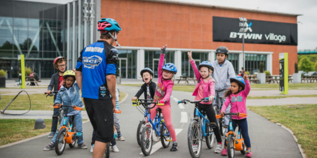 Stage de v lo Loupiot avec la MCF de Lille BTwin Village